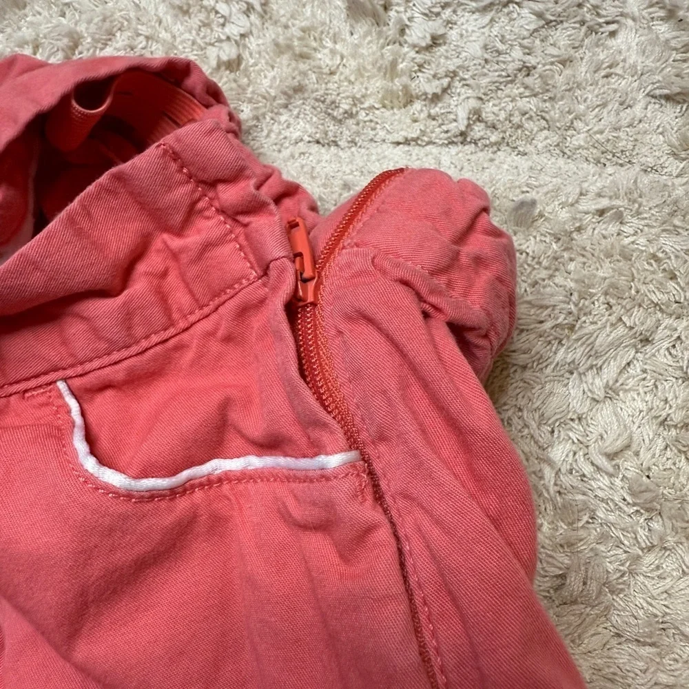 Janie and Jack Size 5 Adjustable Coral Shorts